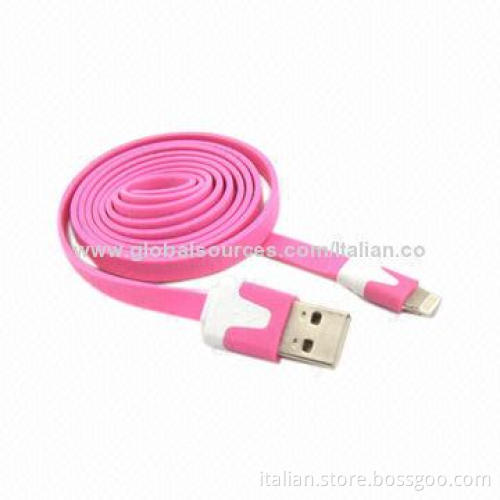 Noodle flat cable for iPhone 5